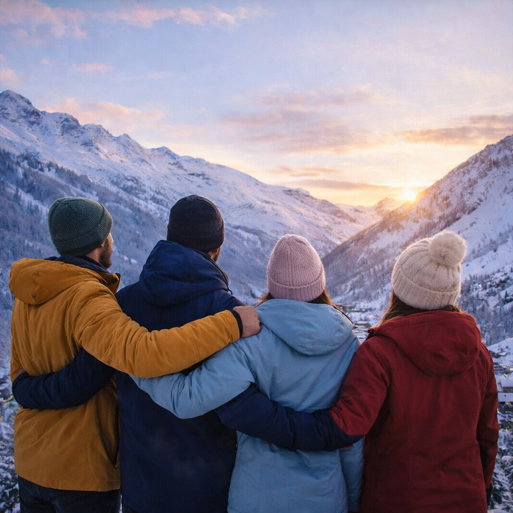 Friends Alpine Getaway
